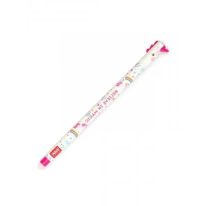 Unicorn Figürlü Pembe Renk Silinebilir Jel Kalem