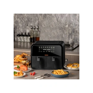 Uniwho D8 Dokunmatik Ekran (4+4) 8lt Çift Hazneli Airfryer Yağsız Fritöz 1700W