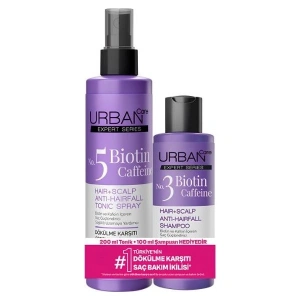 Urban Care Expert Series Biotin Caffeine Saç Bakım Toniği 200 ml - Şampuan 100 ml