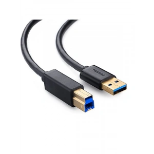 USB A USB B Kablo, 2m Uzunlukta, Siyah Renk