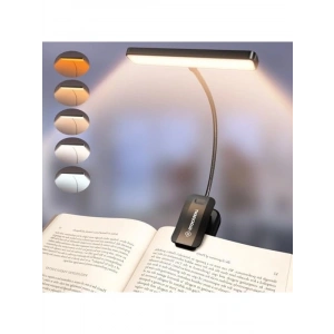 USB-C Şarj Edilebilir 360° Esnek Okuma Lambası, 5 Renk ve Parlaklık