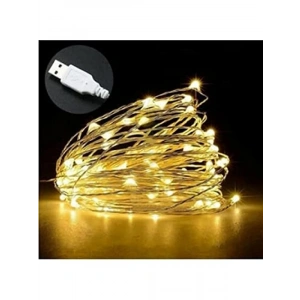USB Girişli 10 Metre Peri LED Işık