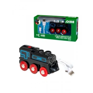 USB ile Şarj Edilebilir Eğitici Lokomotif