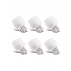 USB Mini LED Gece Lambası (6 Adet)