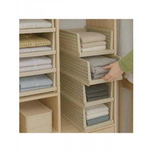 Üst Üste Dizilebilir 3lü Elbise Organizeri, Mutfak ve Banyo için