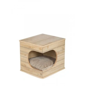 Üstü Kapalı Kedi ve Köpek Kulübesi - Hava Koşullarına Dayanıklı