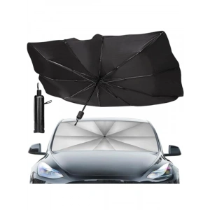 UV Işınları ve Isıdan Koruyan Katlanabilir Ön Cam Güneşlik, 137 cm x 81 cm Ölçülerinde