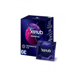 Uyarıcı Jelli ve Tırtıklı Prezervatif, 30 Adet