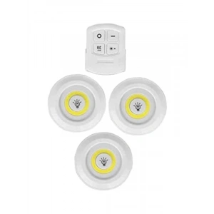 Uzaktan Kumandalı 3lü Spot LED Aydınlatma Seti