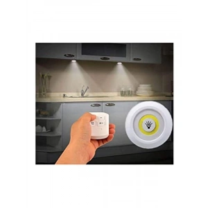 Uzaktan Kumandalı 3lü Spot Led Lamba, Kablosuz Pilli Işıldak