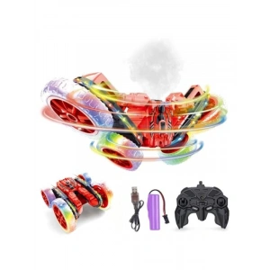 Uzaktan Kumandalı Akrobatik Araba - LED Işıklı ve Şarjlı