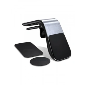 Uzun Manyetik Araç İçi Telefon Tutucu - Siyah