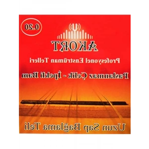 Uzun Sap Bağlama-Saz Teli, Tezene Hediye ile