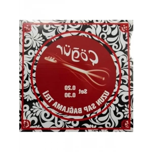 Uzun Sap Bağlama Teli Takımı, 0.20 Ölçüsü