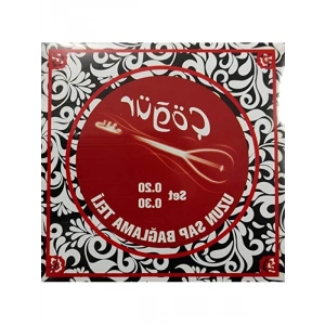 Uzun Sap Saz Teli Takım Seti - 0.20 mm