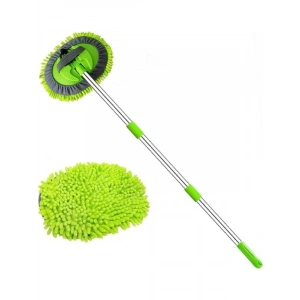 Uzun Saplı Oto Yıkama ve Temizleme Mop Seti