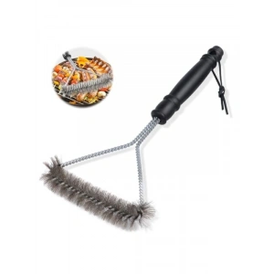Uzun Saplı Paslanmaz Çelik Izgara Temizleme Fırçası