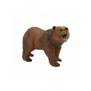 Vahşi Boz Ayı Figürü, 12 cm