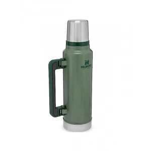 Vakumlu Çelik Termos, Yeşil Renk, 1.4 Litre Kapasite