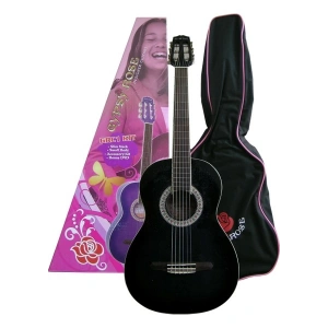Valencia GRC1KCBK Gypsy Rose Klasik Gitar Seti Siyah (Askı-Klıf-Çıkartma-Dvd Hediyeli)