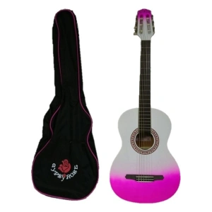 Valencia GRC1KPUB Gypsy Rose Klasik Gitar Seti 7/8 boy (Kılıf,Askı,Cd,Çıkartma)