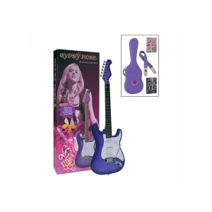 Valencia GRE1KCPP Gypse Rose Elektro Gitar Seti (Kılıf,Askı,Çıkartma ve Dvd Hediyeli)