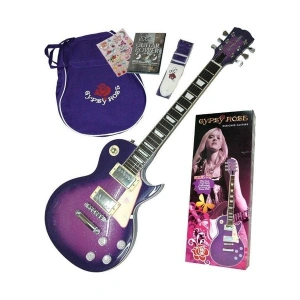 Valencia GRE2KCPP Gypsy Rose Elektro Gitar Seti Mor (Askı-Klıf-Çıkartma-Dvd Hediyeli)