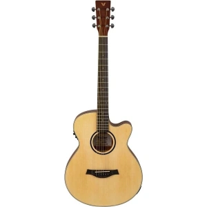 Valler AGX300 Thinbody Ince Kasa Ladin Ağacı Elektro Akustik Gitar