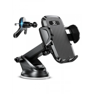 Vantuzlu Araç Telefon Tutucu - 2 Modlu Kullanım