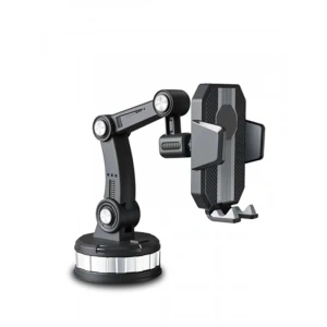 Vantuzlu Ayarlanabilir Araç Telefon Tutucu, Metal Mafsal