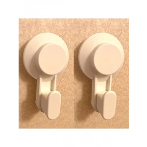 Vantuzlu Kanca, Beyaz (2li Paket)