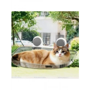 Vantuzlu Kedi Pencere Hamağı, Konforlu ve Pratik Kullanım