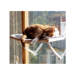 Vantuzlu Kedi Yatağı - Cam ve Duvar İçin Yeni Model