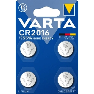 VARTA CR2016 li Lityum Düğme Pil 4lü paket