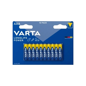 VARTA Longlife Power AAA Alkalin kalem pil 10lu paket