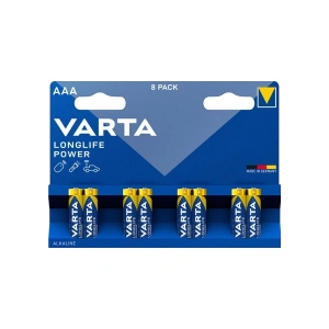 VARTA Longlife Power AAA Alkalin kalem pil 8li paket