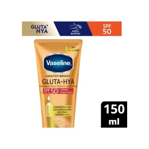 Vaseline Gluta-Hya Serum Etkili Vücut Losyonu Güneş Koruyucu 150 ml