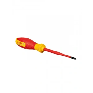 VDE Yıldız Tornavida, 100 mm Uzunlukta ve Dayanıklı Yapı