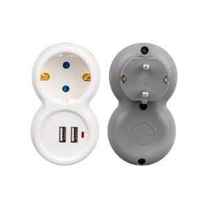 Vea Shopzum Vea VRM0101U 250V 16A Tekli Çift Usbli Priz