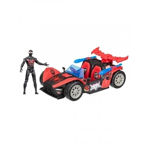 Venom ve Spider-Man Temalı Aksiyon Figürü ve Oyuncak Araba Seti