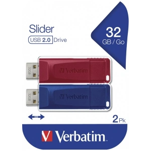 Verbatim Slider 2 li USB Paketi (32GBX2) Flash Bellek - 49327