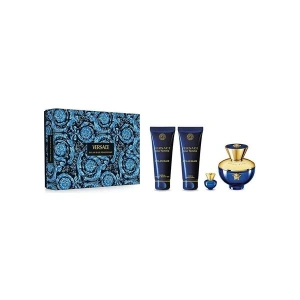 Versace Dylan Blue Pour Femme Edp 100 Ml + Body Lotion 100 Ml + Shower Gel 100 Ml + Edp 5 Ml
