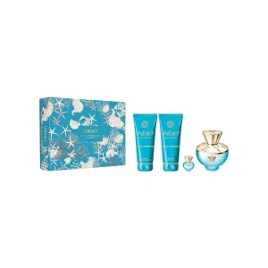 Versace Dylan Turquoise Edt 100 ml + Body Lotion 100 ml + Shower Gel 100ML + Edt 5ml