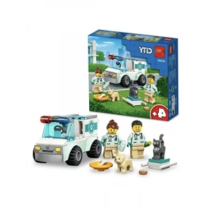 Veteriner Kurtarma Aracı Yapım Seti (58 Parça)