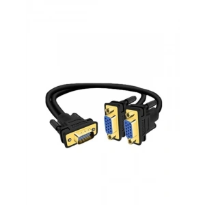 VGA Çoklayıcı Y Kablo, 2 VGA Çıkışı ile