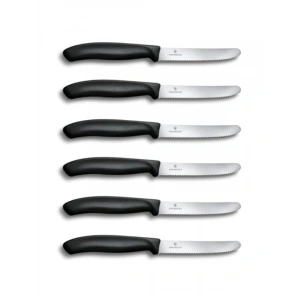 Victorinox 6.7833.6 SwissClassic Blisterli Siyah 6lı Domates Bıçağı
