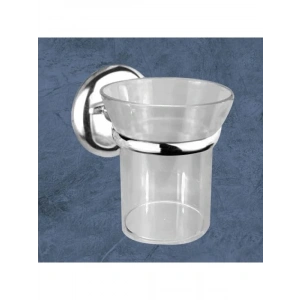 Vidalı Duvar Montaj Diş Fırçalık Kabı Krom Kristal