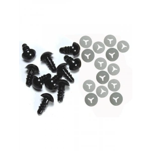 Vidalı göz seti, 6 mm, 25 çift 50 adet