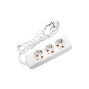 Viko Multi-Let Üçlü Priz Topraklı Kablolu Çocuk Korumalı 1 Metre-Beyaz 90113301