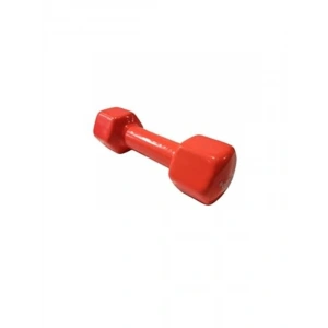 Vinil Kaplama Dambıl, Kırmızı Renkli, 3 kg Kapasite